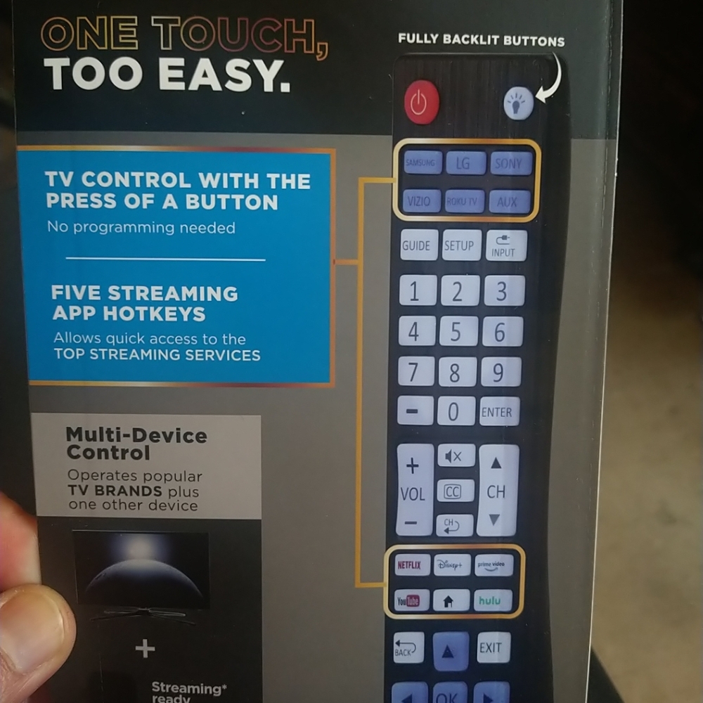 pair of Ultra Pro One Touch Replacement Remote